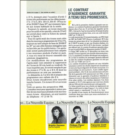 AUDIENCE |Premier Numéro