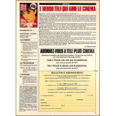 TELE PLUS CINEMA |Premier Numéro 2