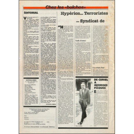 NATIONAL HEBDO |Premier Numéro