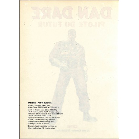DAN DARE pilote du futur |Premier Numéro