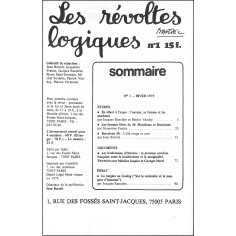 LES REVOLTES LOGIQUES |Premier Numéro 2