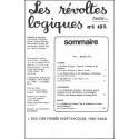 LES REVOLTES LOGIQUES |Premier Numéro