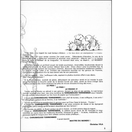 CHRONIQUES TERRIENNES |Premier Numéro