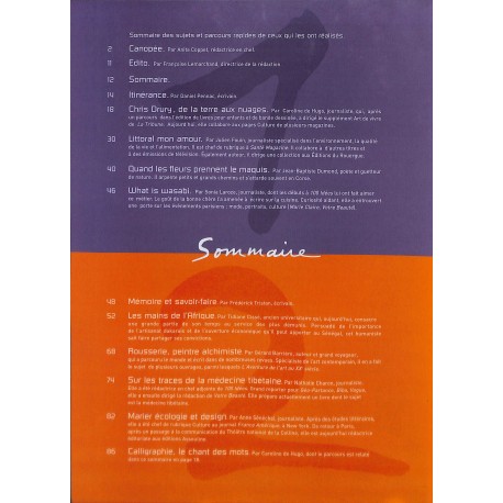 Canopée |Premier Numéro