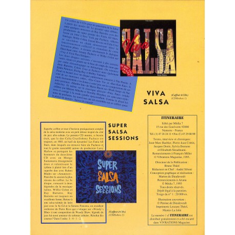 ITINERAIRE SALSA |Premier Numéro