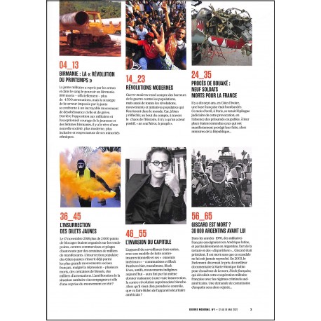 GUERRE MODERNE |Premier Numéro