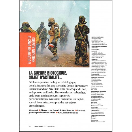 GUERRE MODERNE |Premier Numéro