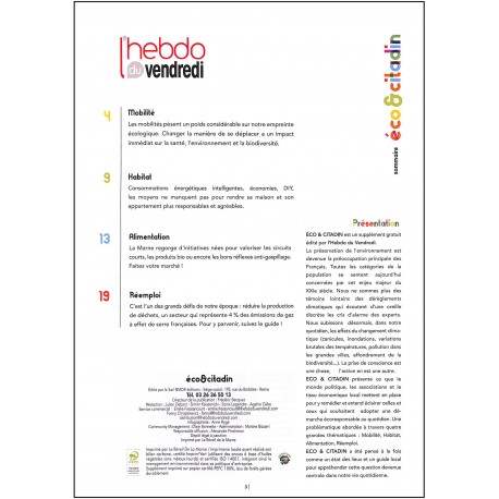 ÉCO & CITADIN |Premier Numéro