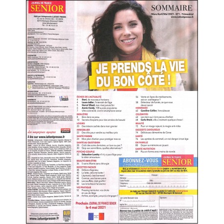 JOURNAL DE FRANCE SENIOR |Premier Numéro