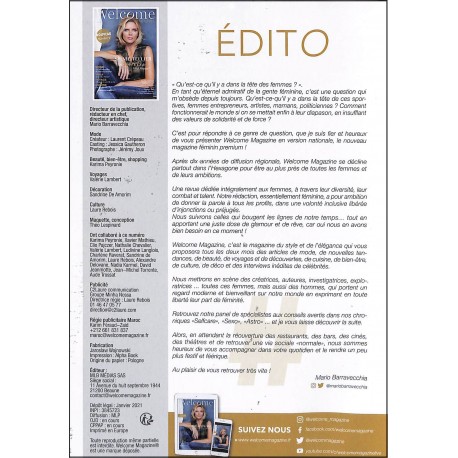 WELCOME MAGAZINE |Premier Numéro