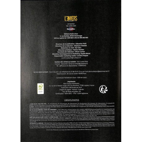 L'ENVERS DES AFFAIRES |Premier Numéro