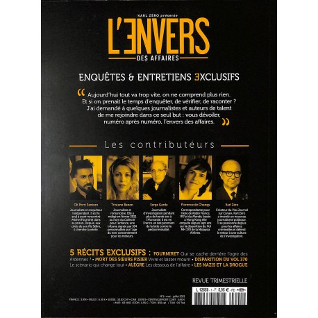 L'ENVERS DES AFFAIRES |Premier Numéro