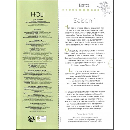 HOLI by psychologies |Premier Numéro