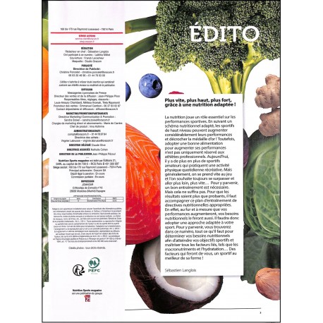 NUTRITION MAGAZINE |Premier Numéro