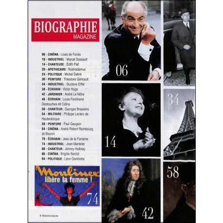 BIOGRAPHIE MAGAZINE |Premier Numéro