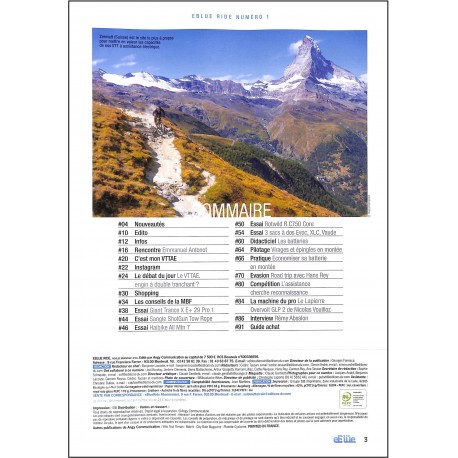 eBLUE ride |Premier Numéro