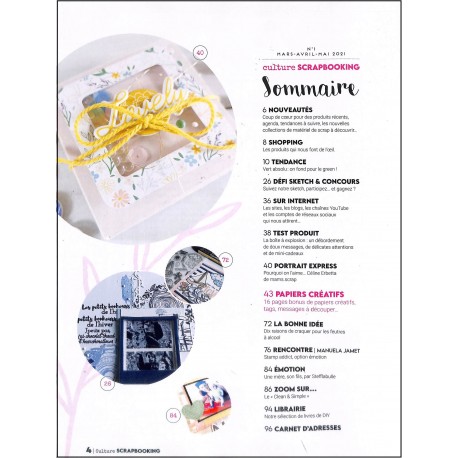 CULTURE SCRAPBOOKING |Premier Numéro