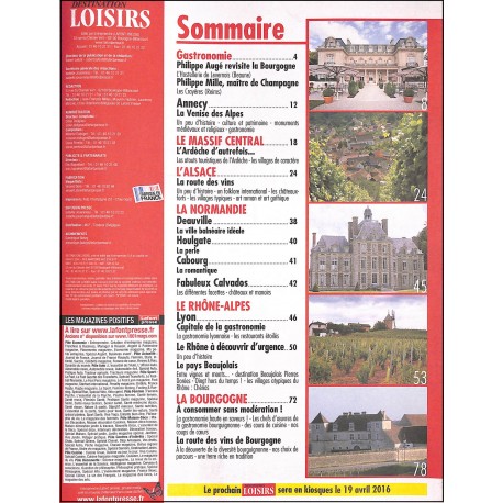 DESTINATION LOISIRS |Premier Numéro