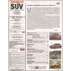 AUTOMOBILE 4x4 crossover SUV |Premier Numéro 2