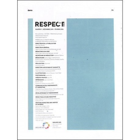RESPECT MAG |Premier Numéro