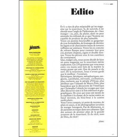 Jésus. |Premier Numéro