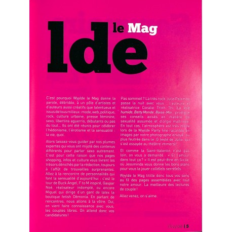 WYYLDE le mag |Premier Numéro