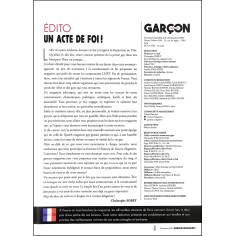 GARÇON magazine |Premier Numéro 2