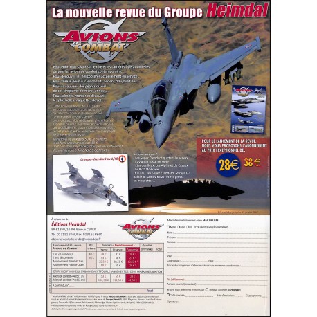AVIONS DE COMBAT |Premier Numéro