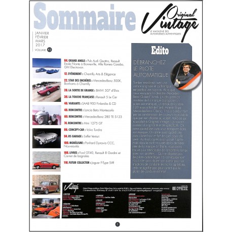 ORIGINAL VINTAGE |Premier Numéro