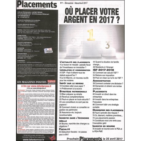 PLACEMENTS |Premier Numéro