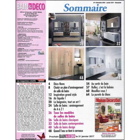 BAIN & DECO |Premier Numéro