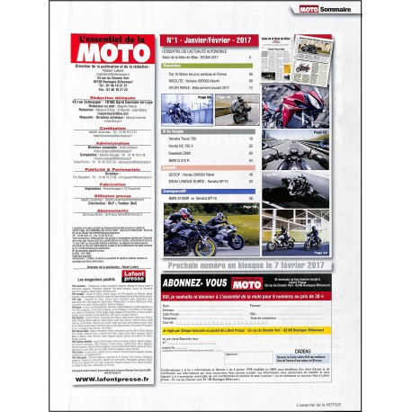 L'ESSENTIEL DE LA MOTO |Premier Numéro