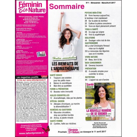 FÉMININ BIO NATURE |Premier Numéro