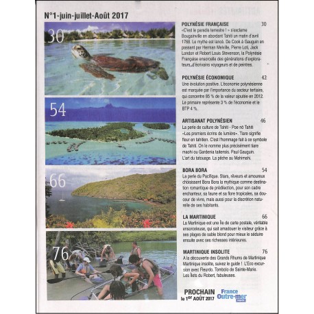 FRANCE OUTRE-MER |Premier Numéro