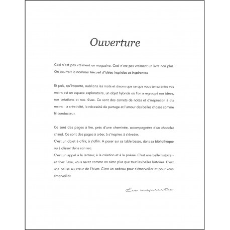 SAXE |Premier Numéro