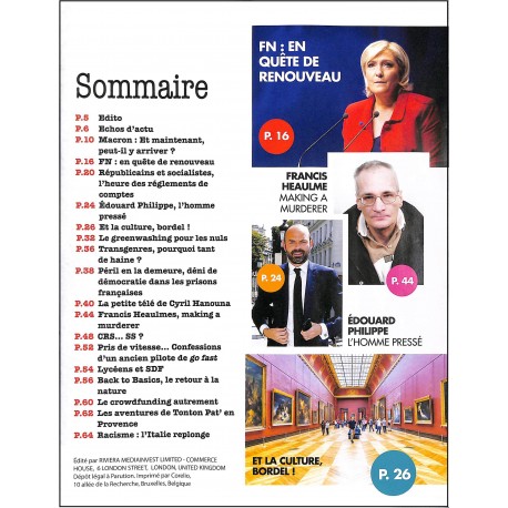 7/7 ACTU SOCIÉTÉ |Premier Numéro