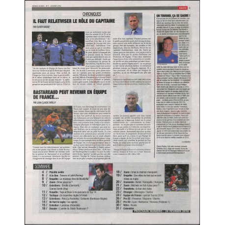 FRANCE RUGBY |Premier Numéro