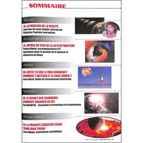 QUANTUM EXPÉRIENCE |Premier Numéro