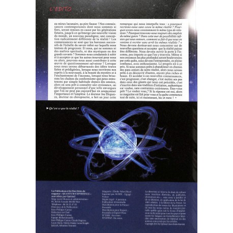QUANTUM EXPÉRIENCE |Premier Numéro