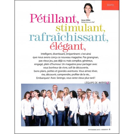 SERENGO |Premier Numéro