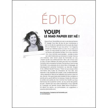 FEMININBIO |Premier Numéro