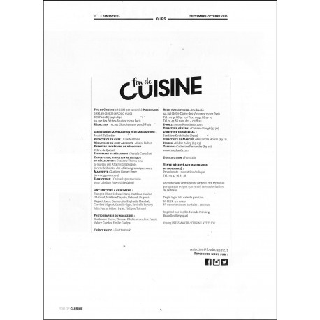 FOU DE CUISINE |Premier Numéro