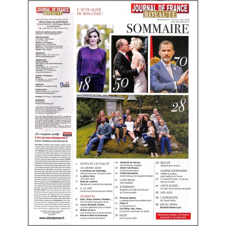JOURNAL DE FRANCE ROYAUTÉ |Premier Numéro