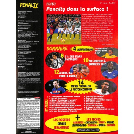 PENALTY magazine |Premier Numéro