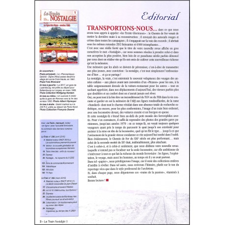 Le Train Nostalgie |Premier Numéro