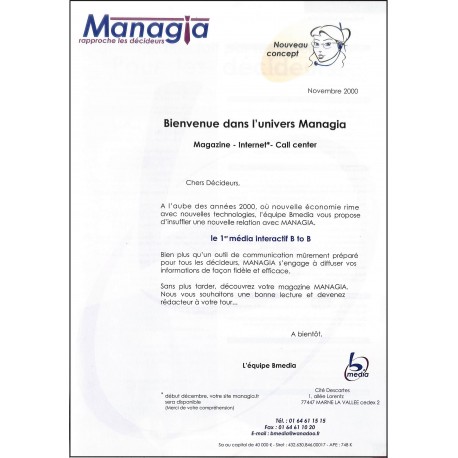 Managia |Premier Numéro