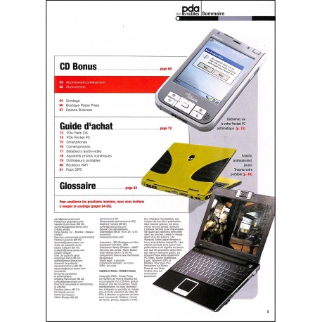 PDA & MOBILES |Premier Numéro