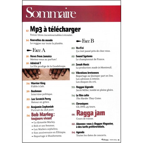 REGGAE magazine |Premier Numéro