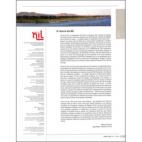 TERRES DU NIL |Premier Numéro
