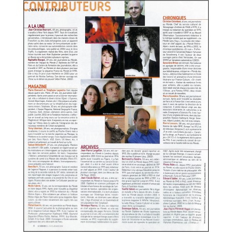 Le Monde 2                  "2004" |Premier Numéro